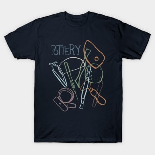 Pottery Tools - Modeling Clay T-Shirt